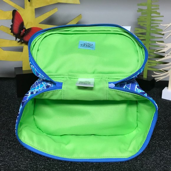 Iota Chic "Tranquility" Expandable Cosmetic Storage Travel Tote Case - Picture 4 of 4